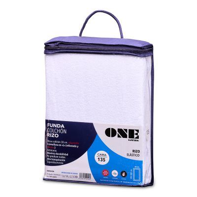 Funda Colchón Rizo Elástico ONE LIVING