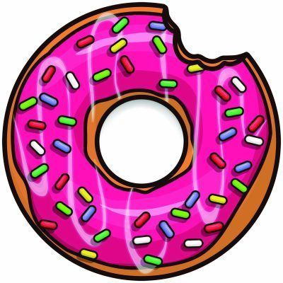 Toalla de playa donut