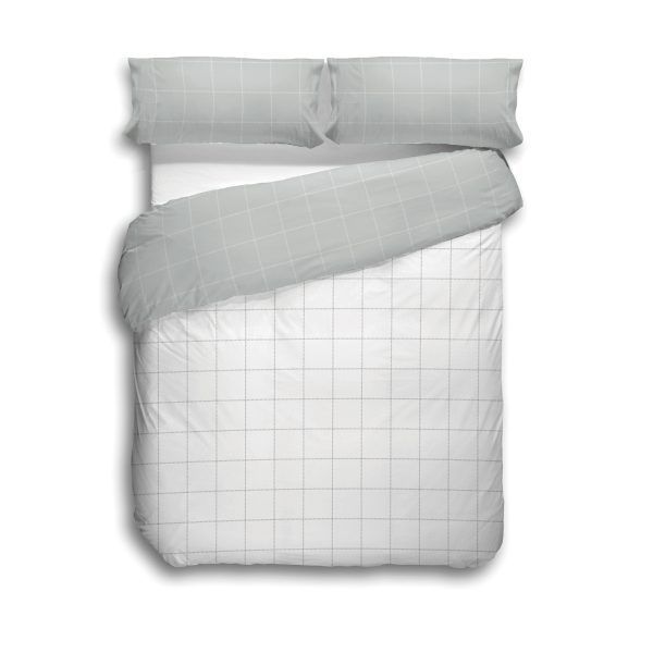 Funda Nórdica 2 piezas Hilvana Gris