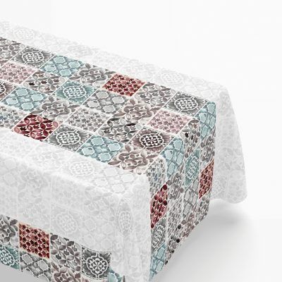 Mantel Antimanchas Estampado Talavera
