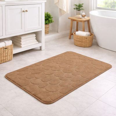Alfombra Baño Antideslizante Piedras
