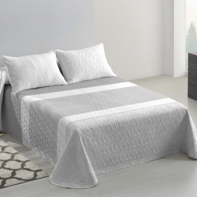 Colcha De Verano Reversible ETNIC GRIS