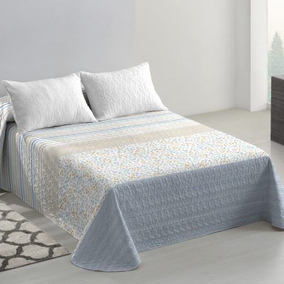 Colcha de Verano Reversible Frida Azul