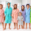 Escoge la talla perfecta en los albornoces infantiles