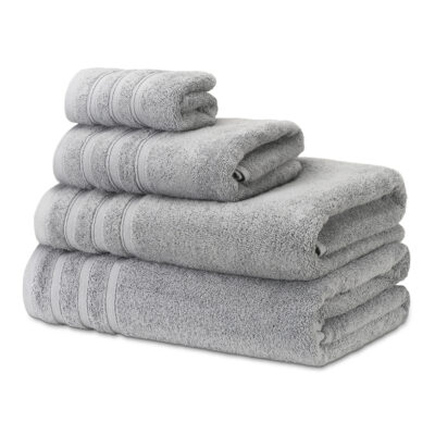 Toalla Elite Algodón 700 Grs Gris Perla