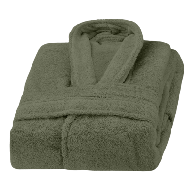 Albornoz Elite 100% Algodón Verde