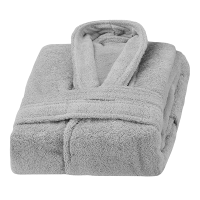 Albornoz Elite 100% Algodón Perla